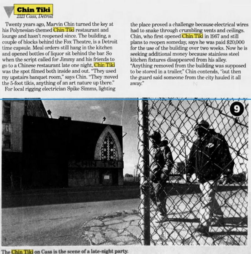 Chin Tiki - Nov 2002 Article